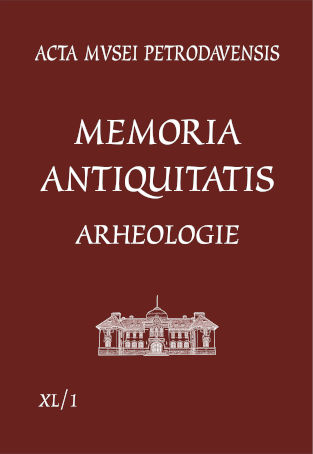 Memoria Antiqvitatis. Memoria Arheologie XL/1 – 2024